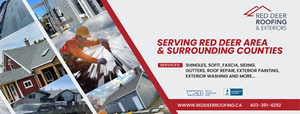 Facebook Design by Nel. for Red Deer Roofing & Exteriors Ltd | Design: #31769109