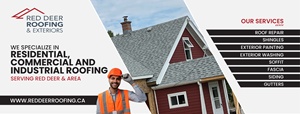 Facebook Design by Nel. for Red Deer Roofing & Exteriors Ltd | Design: #31769156