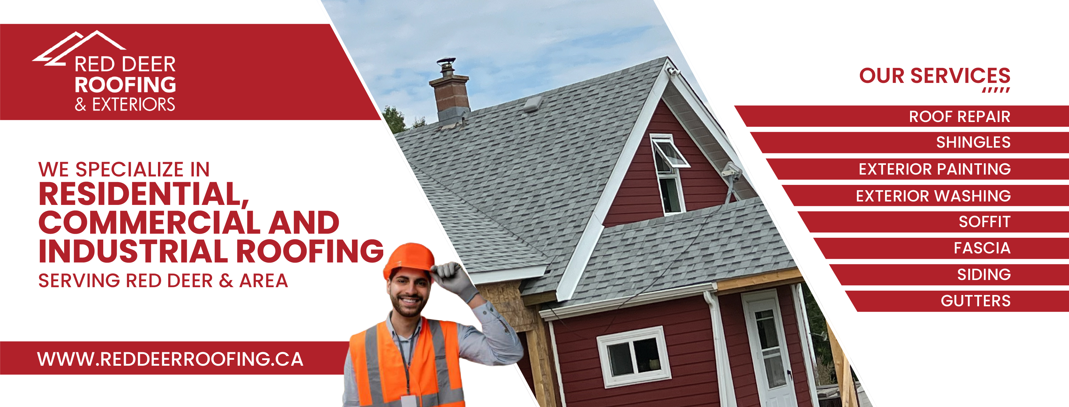 Facebook Design by Nel. for Red Deer Roofing & Exteriors Ltd | Design #31769159