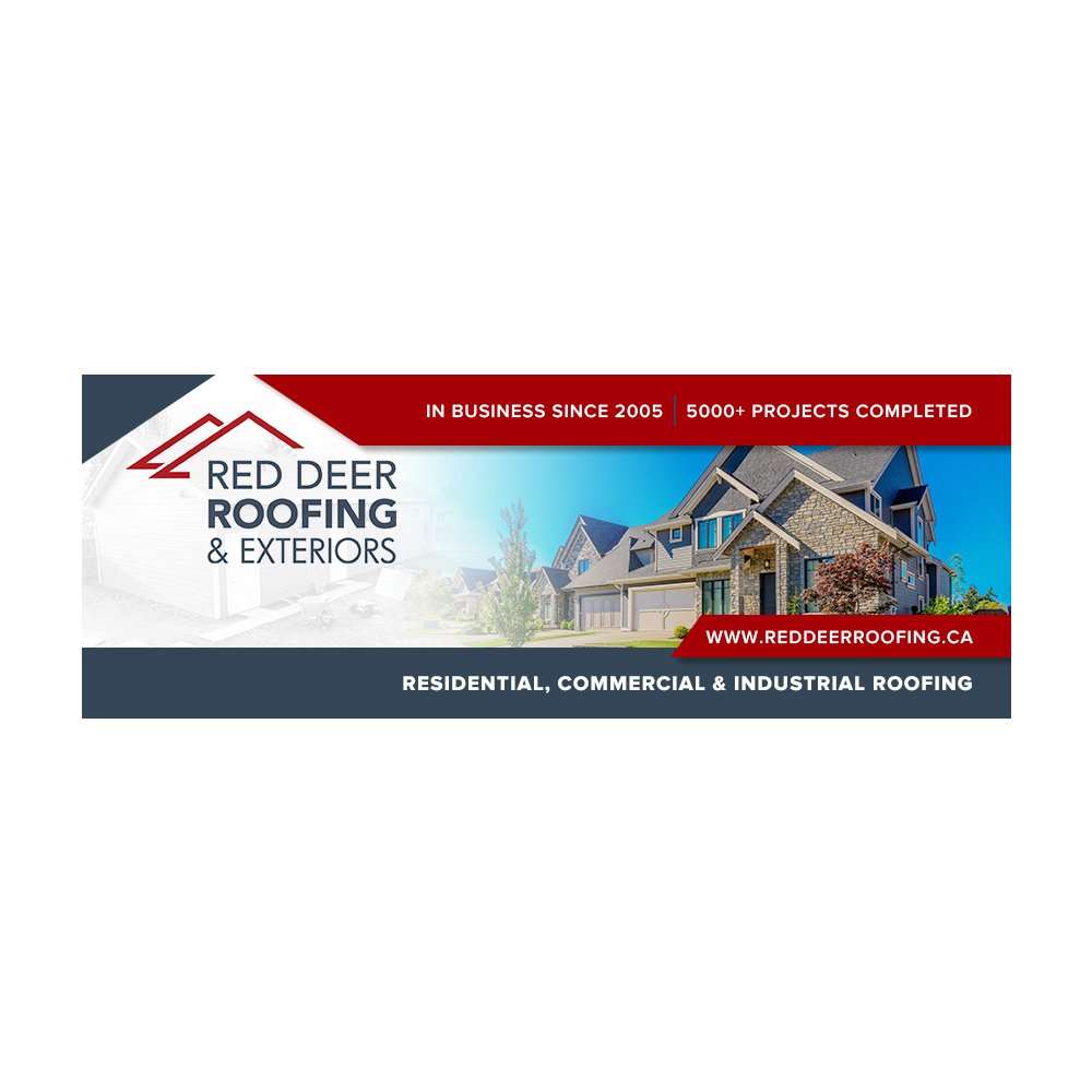 Diseño de Facebook por Alex437 para Red Deer Roofing & Exteriors Ltd | Diseño #31741410