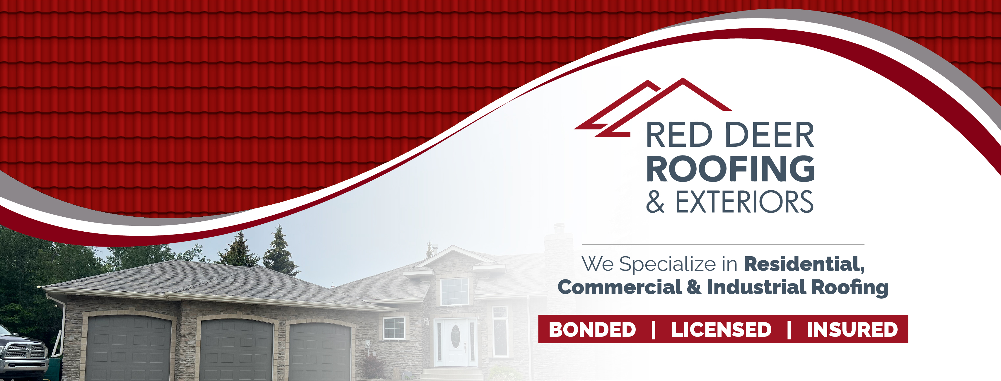 Diseño de Facebook por Satish Mali para Red Deer Roofing & Exteriors Ltd | Diseño #31750755