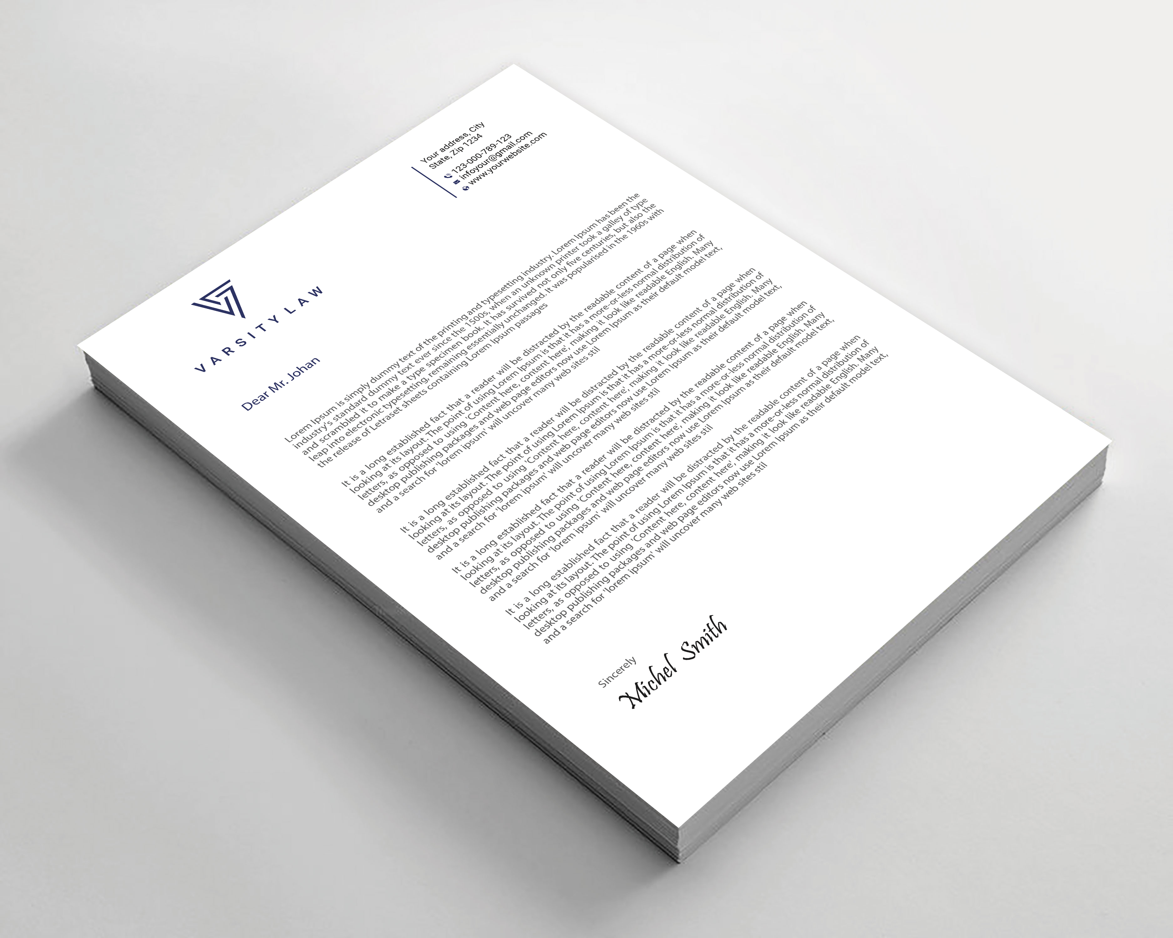 Letterhead Design by Expert Bappy for this project | Design #31741323