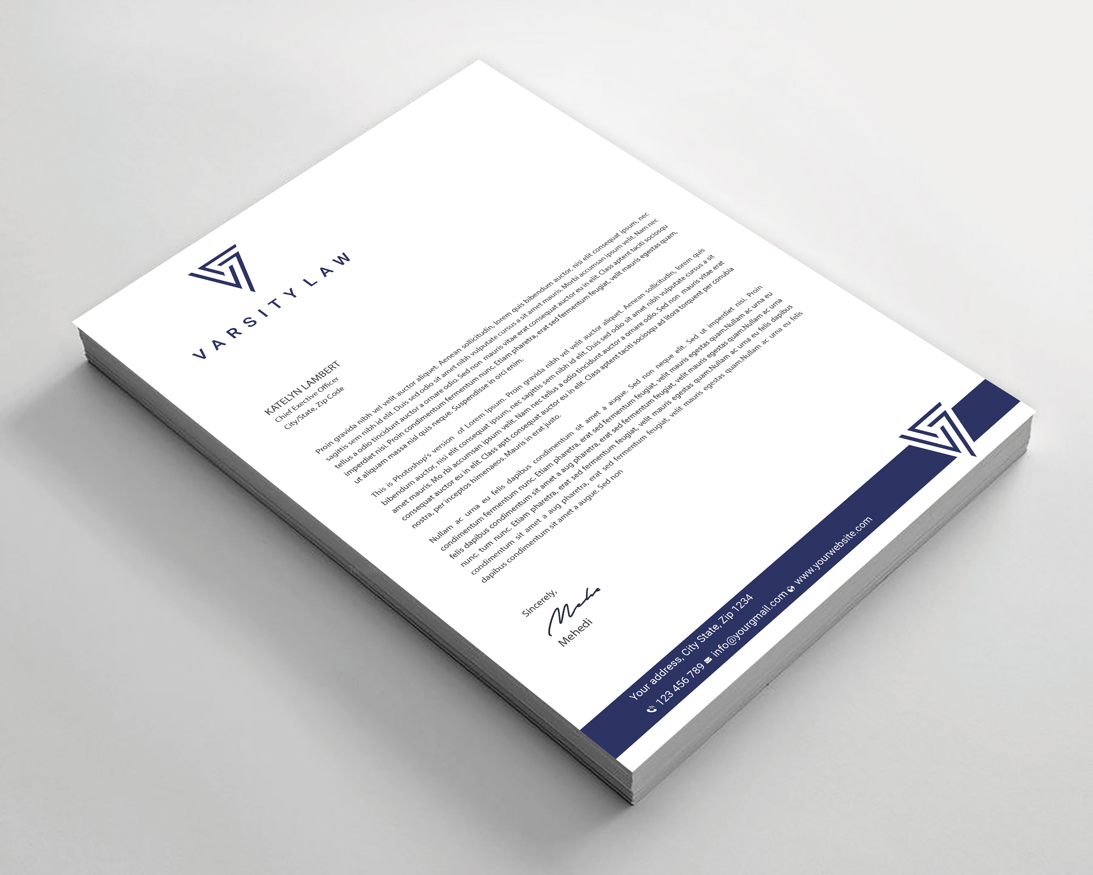 Letterhead Design by Expert Bappy for this project | Design #31751285