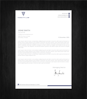 Letterhead Design by artbitin for this project | Design: #31740619