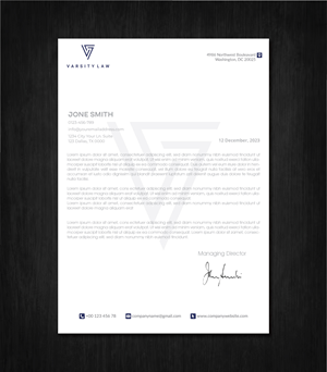 Letterhead Design by artbitin for this project | Design: #31740621