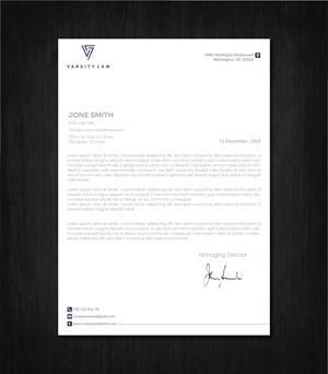 Letterhead Design by artbitin for this project | Design: #31740623