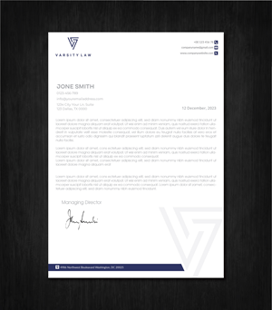 Letterhead Design by artbitin for this project | Design: #31740624