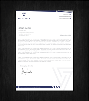 Letterhead Design by artbitin for this project | Design: #31747760