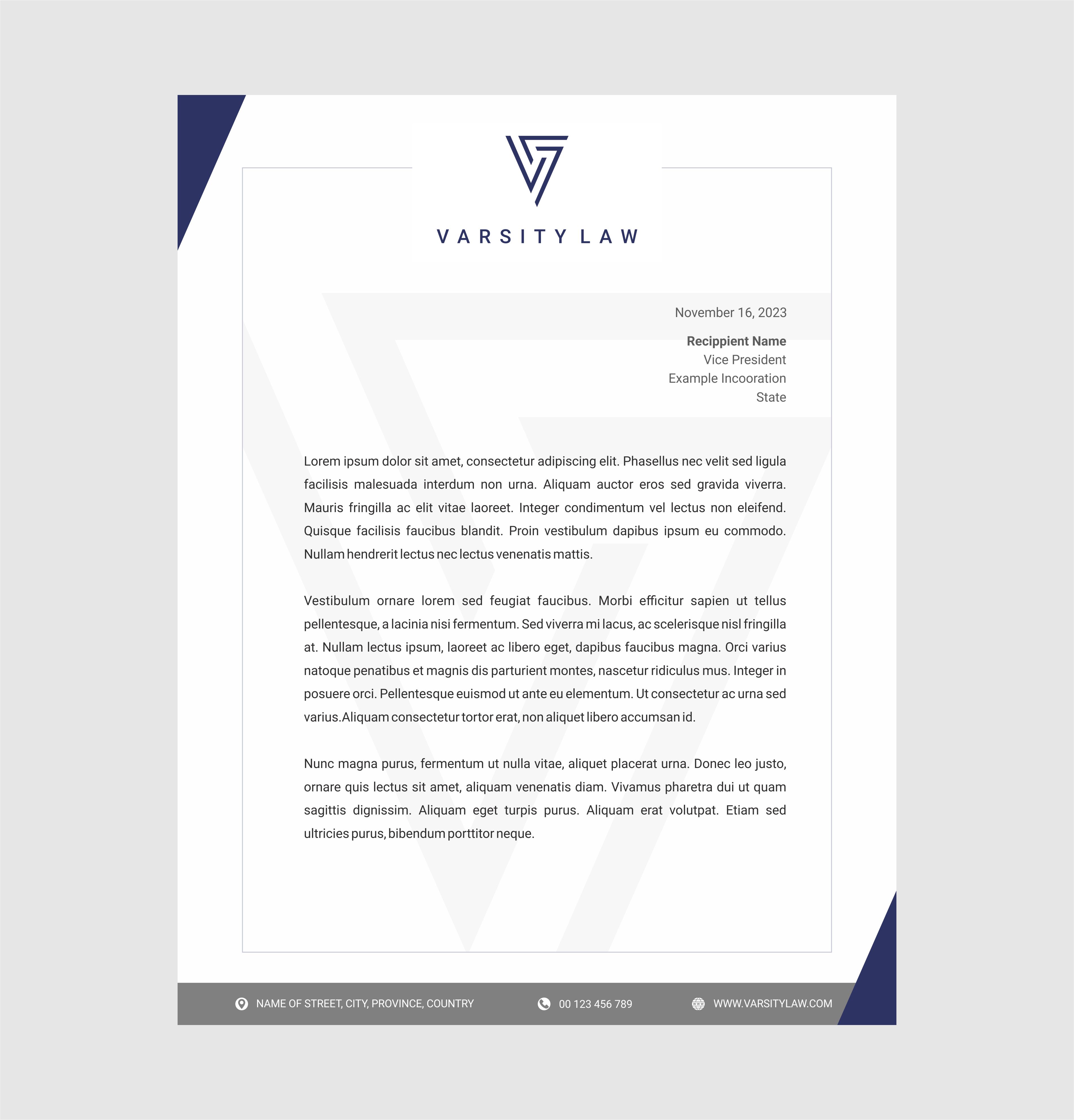 Letterhead Design by nng for this project | Design #31741217