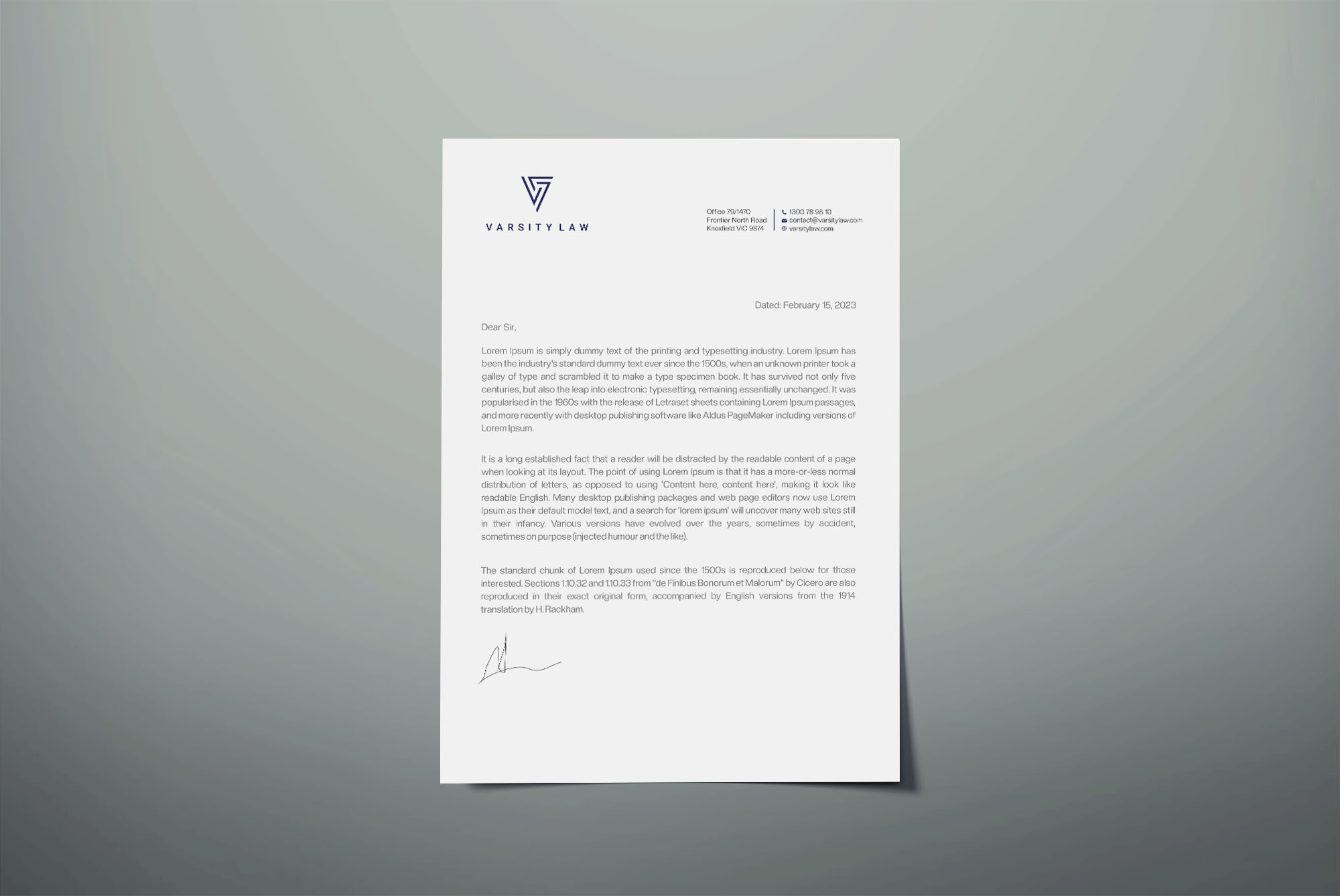 Letterhead Design by Xpert for this project | Design #31741732