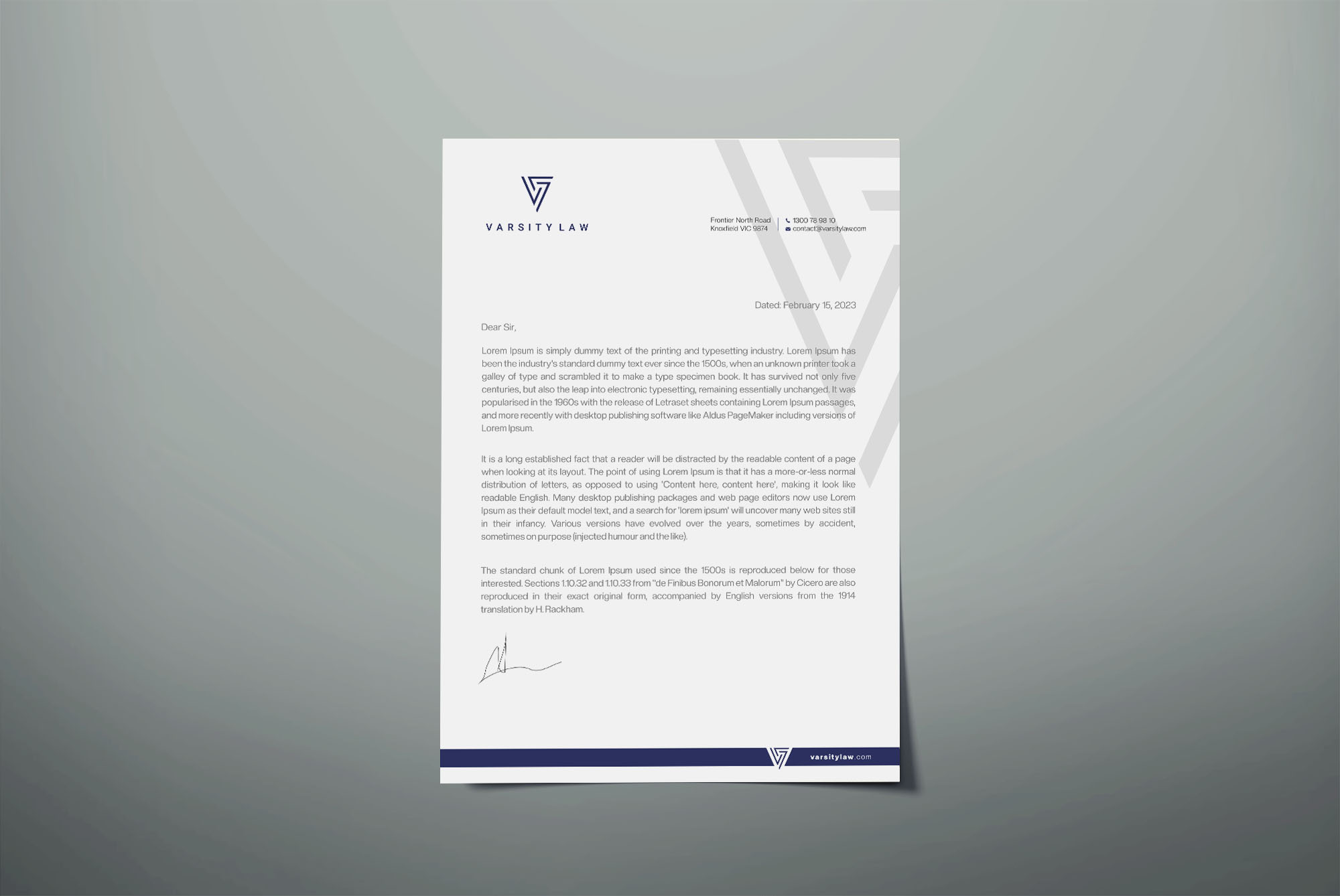 Letterhead Design by Xpert for this project | Design #31741733