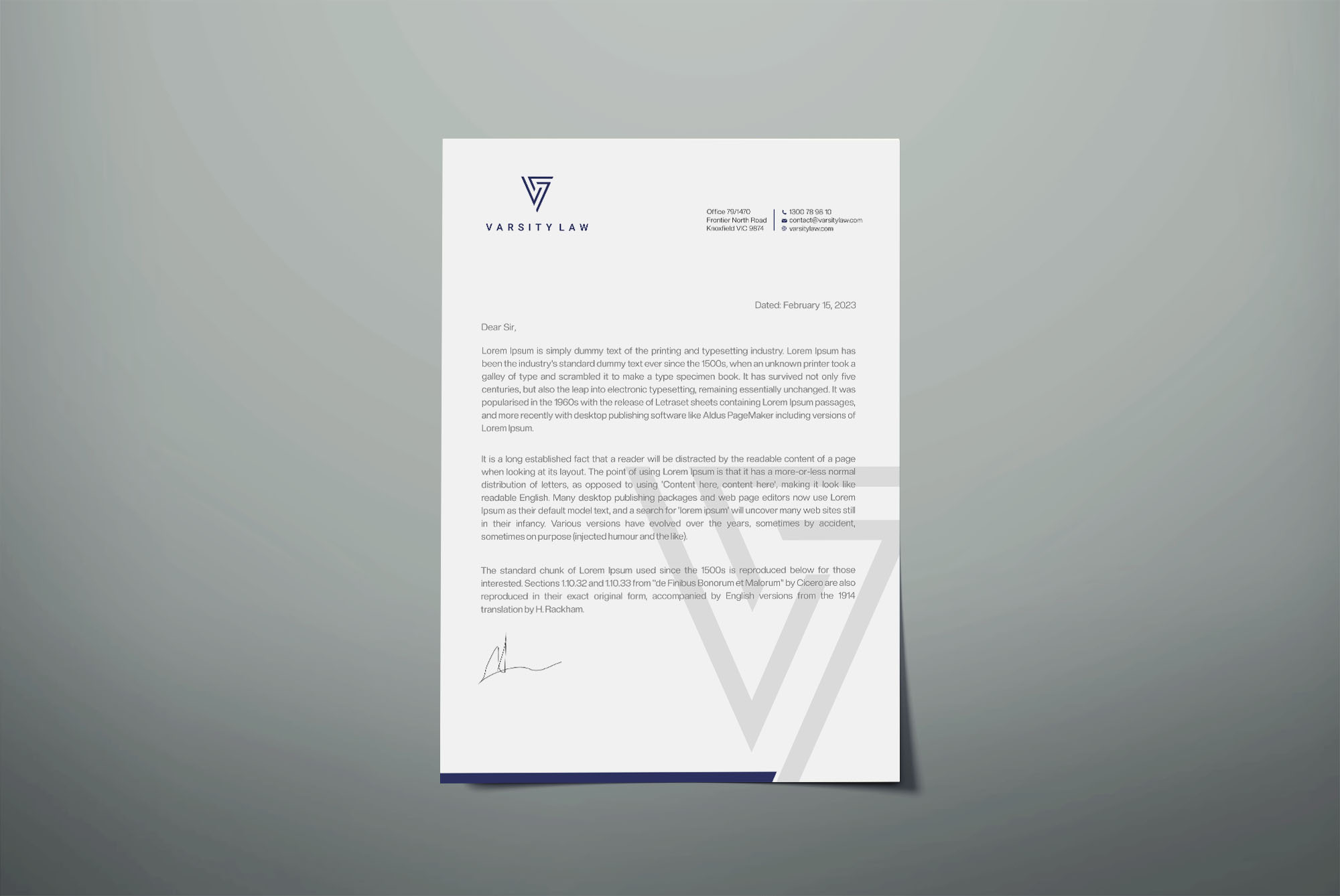 Letterhead Design by Xpert for this project | Design #31741735