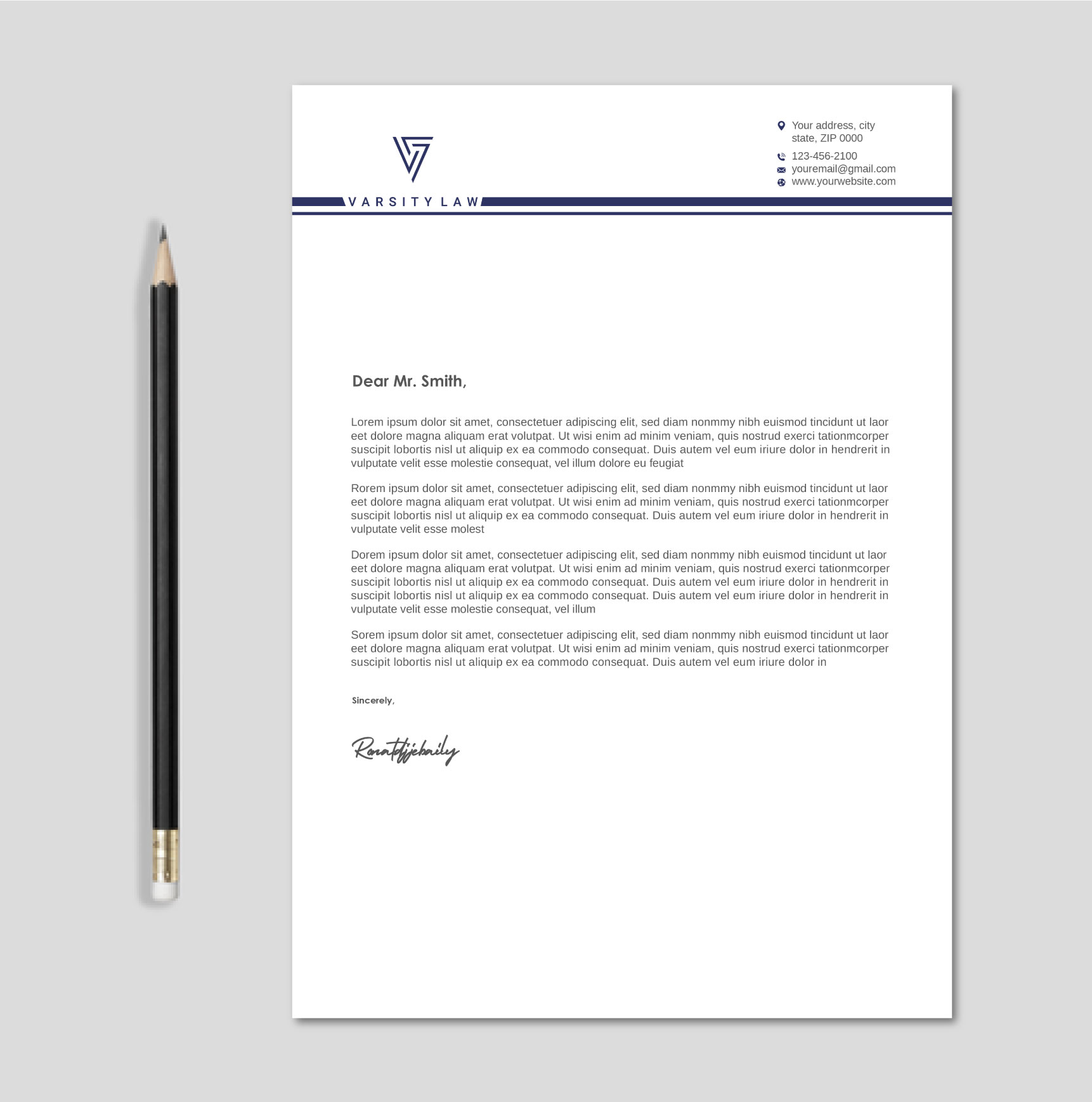 Letterhead Design by LAXMI DESIGNHUB for this project | Design #31742264