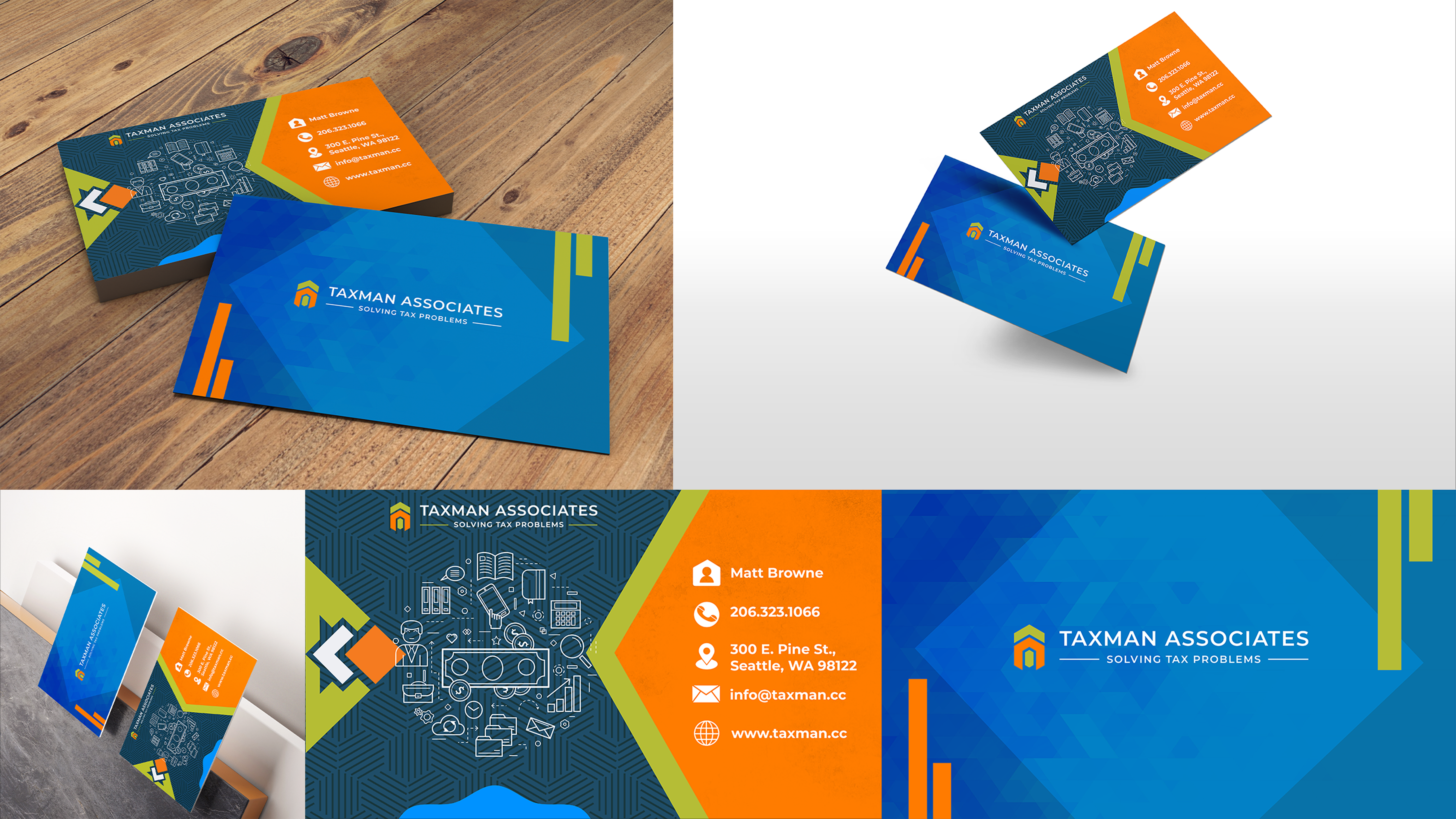 Diseño de Tarjeta de Presentación por M 8 para este proyecto | Diseño #31754788