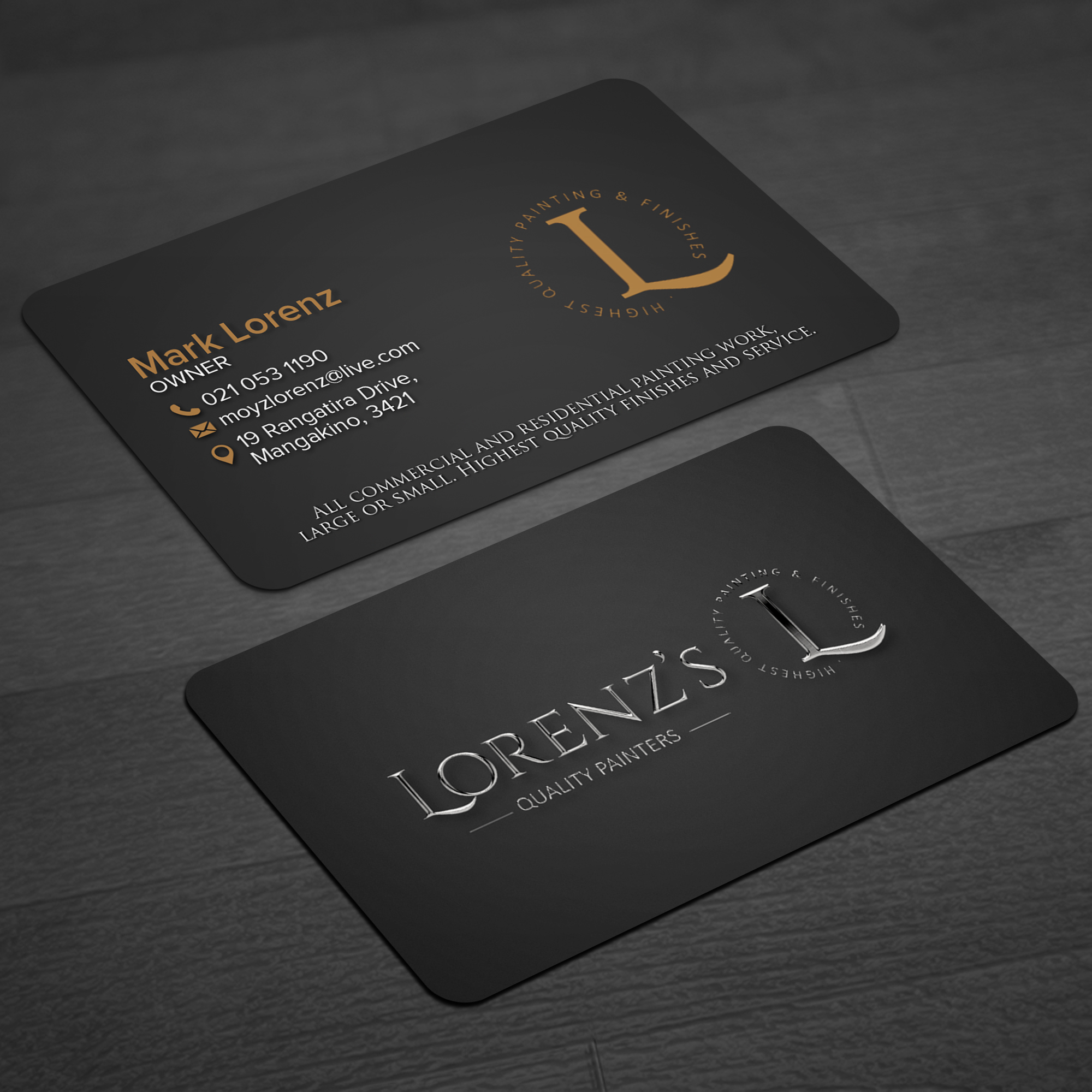 Business Card Design by WellDesign for Lorenz’s  | Design: #31745331