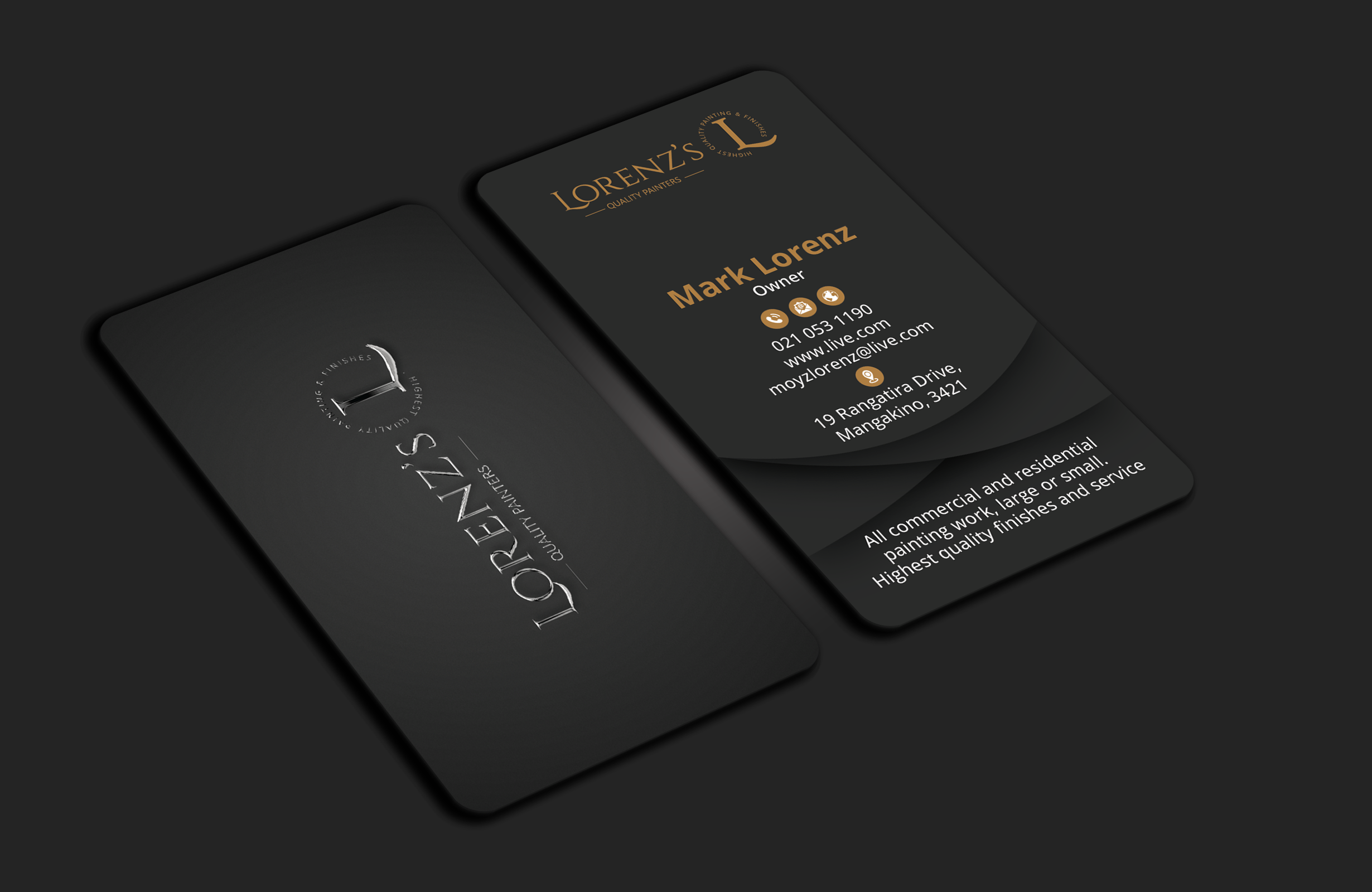 Business Card Design by DesignerShahadat for Lorenz’s  | Design #31742698
