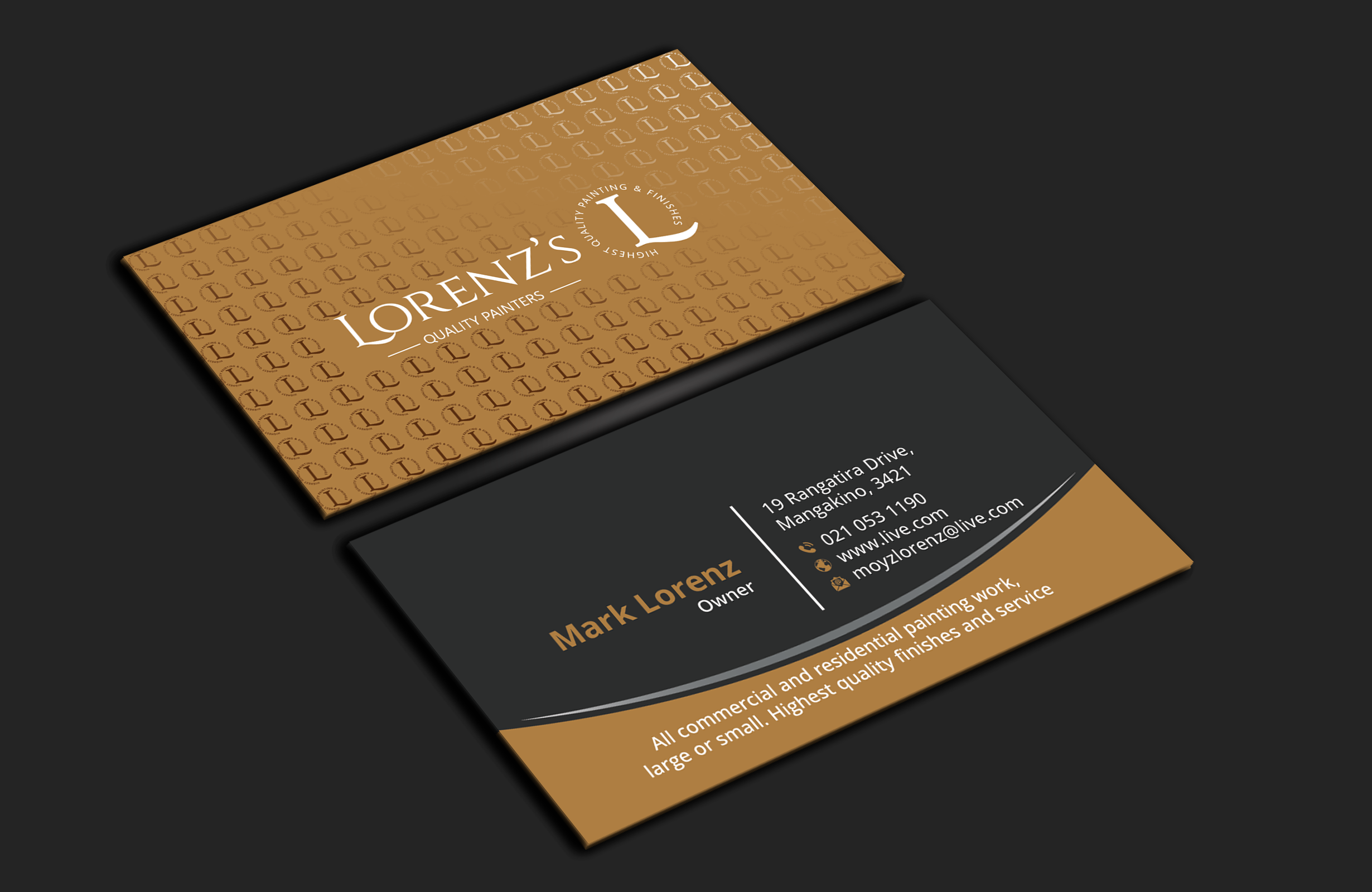 Design de Carte de Visite par DesignerShahadat pour Lorenz’s  | Design #31743173