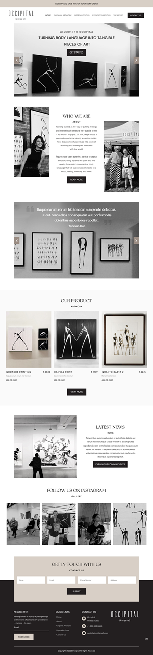 Shopify Design by pb for this project | Design: #31752333