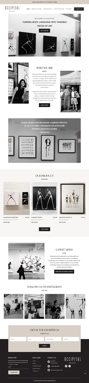 Shopify Design by pb for this project | Design: #31758192
