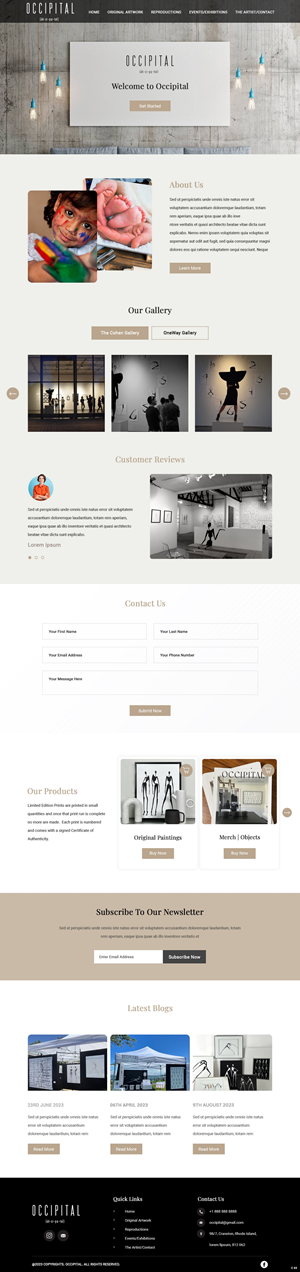 Shopify Design by pb for this project | Design: #31769592