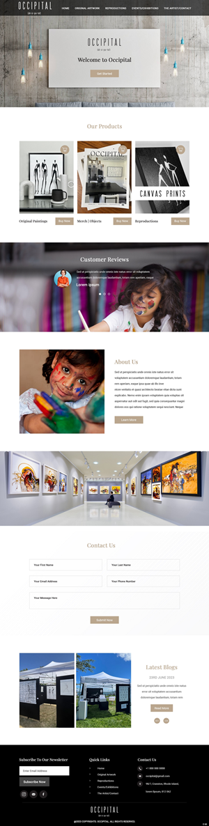 Shopify Design by pb for this project | Design: #31769593