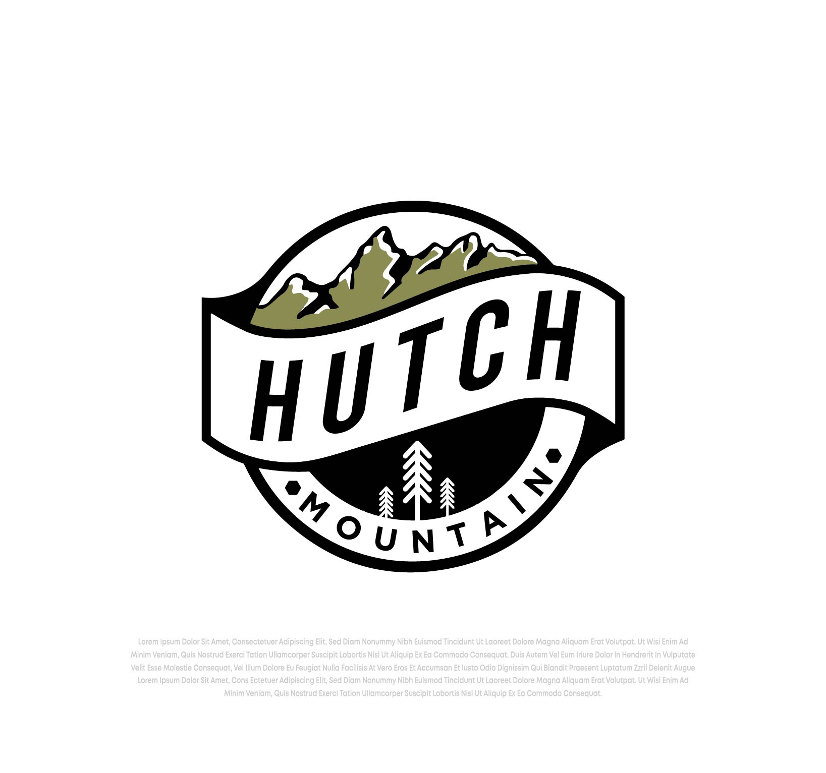 Logo Design by Creative Design@ for Hutch Mountain | Design #31764753