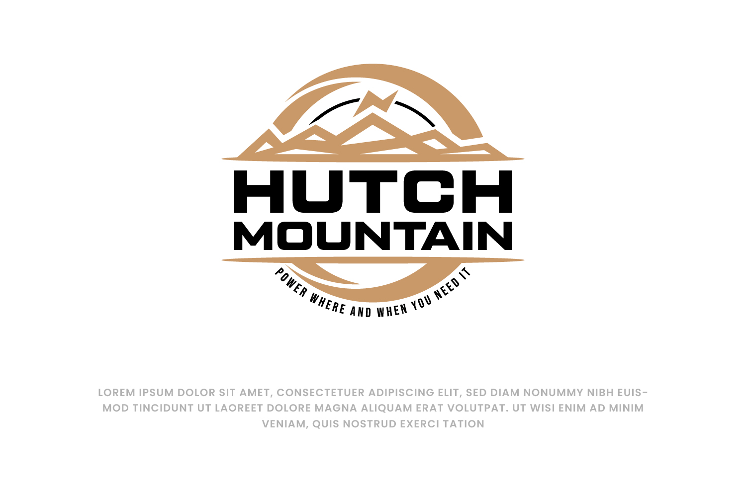 Logo Design by USA CRAFT for Hutch Mountain | Design #31789852