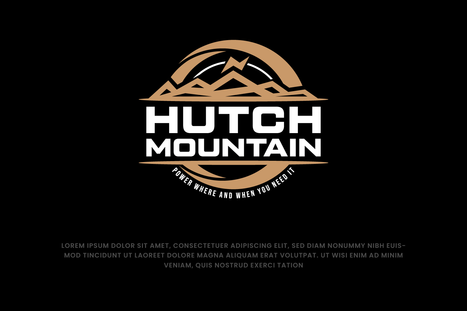 Logo Design by USA CRAFT for Hutch Mountain | Design #31789853