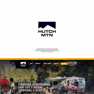 Logo Design by DesignFirst for Hutch Mountain | Design: #31748572