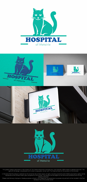 Logo-Design von The Creative Birds für Cat Hospital of Metairie | Design: #31788983