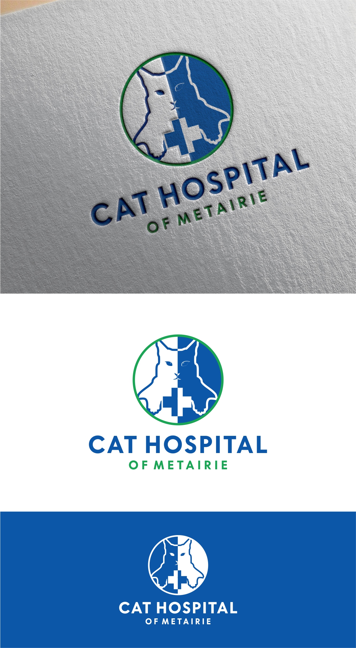 Logo Design by Loknath for Cat Hospital of Metairie | Design #31766824