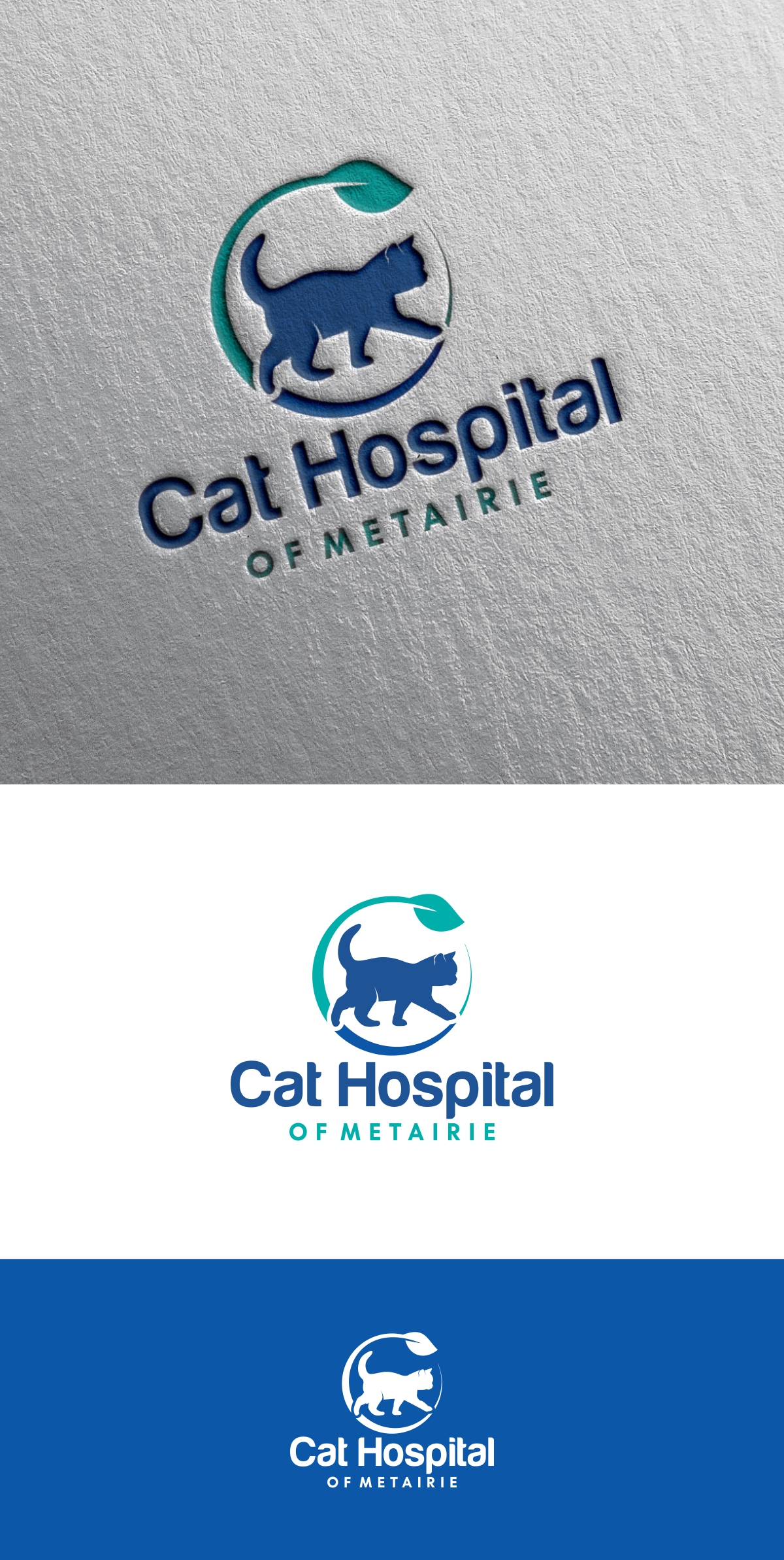 Logo Design by Loknath for Cat Hospital of Metairie | Design #31766825