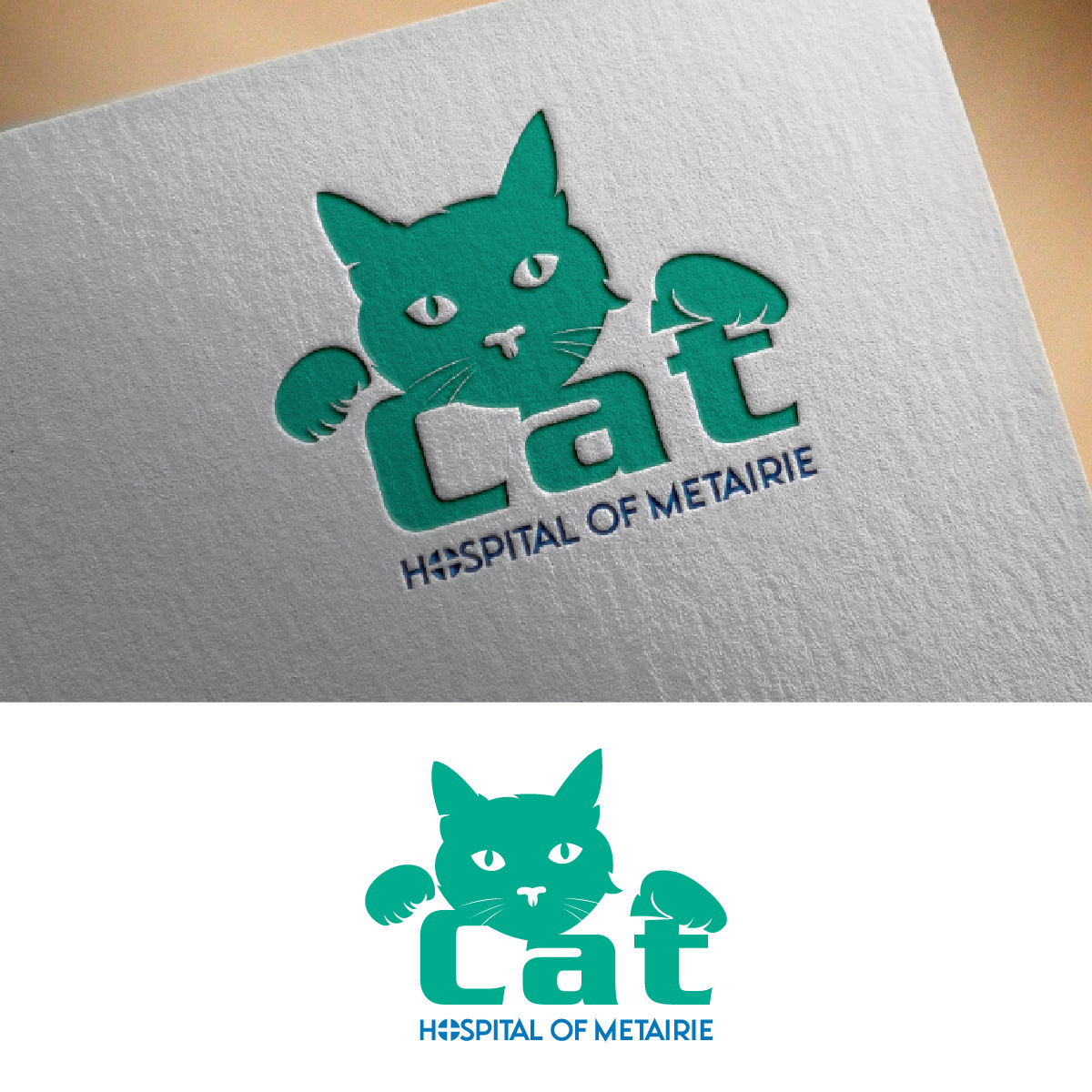 Logo-Design von Loknath für Cat Hospital of Metairie | Design #31768807