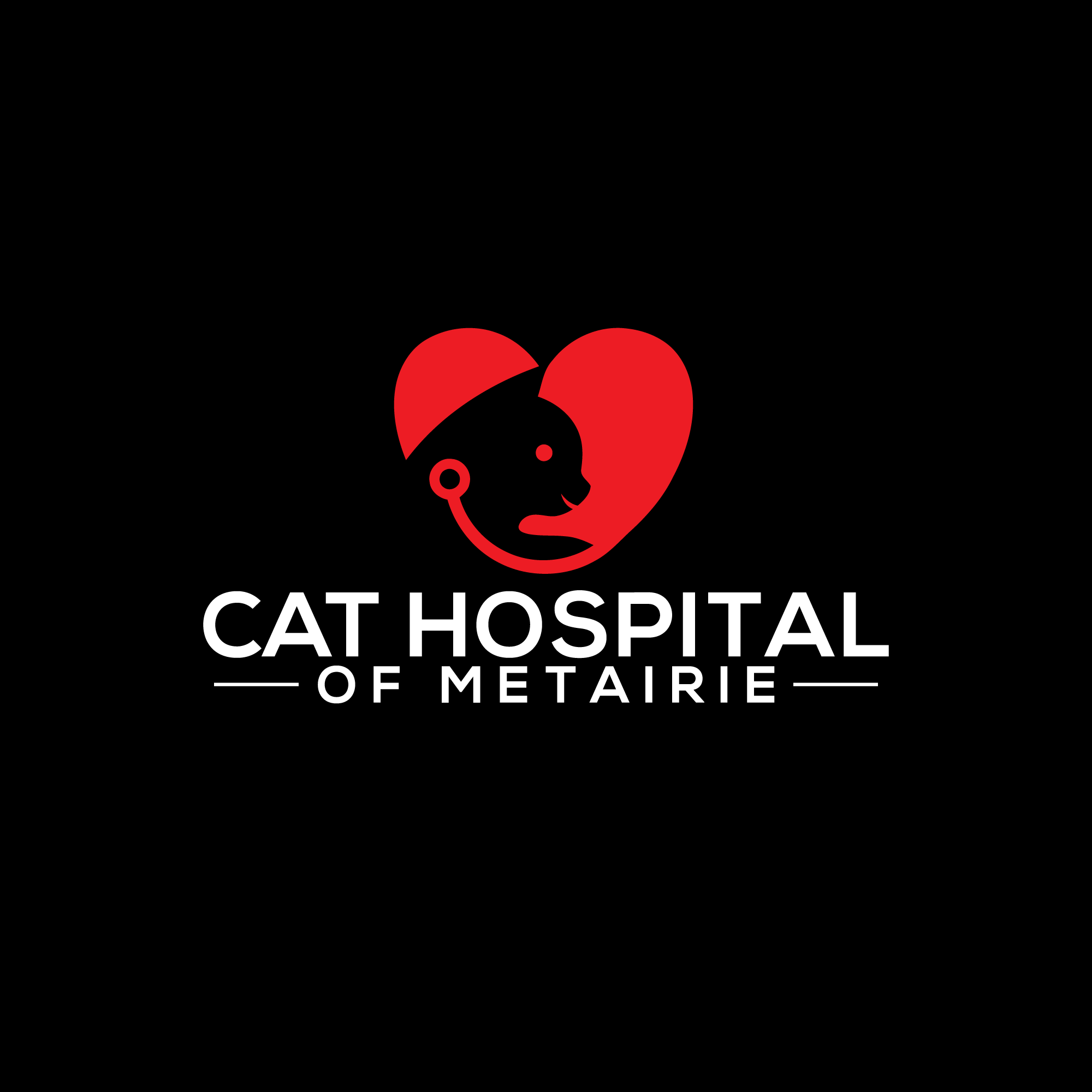 Logo Design by Rosalie... for Cat Hospital of Metairie | Design #31795240