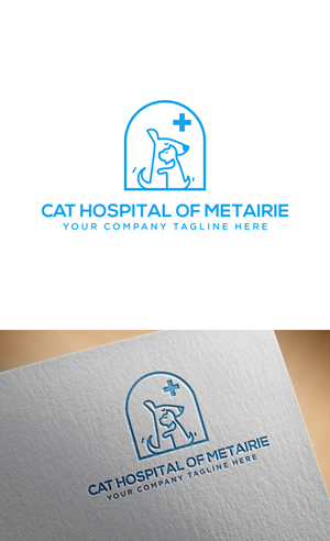 Logo Design by Keita. for Cat Hospital of Metairie | Design: #31789476