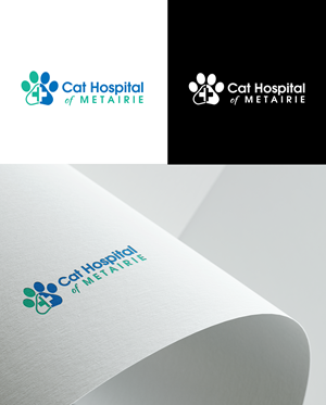 Logo Design by RA-bica for Cat Hospital of Metairie | Design: #31768099