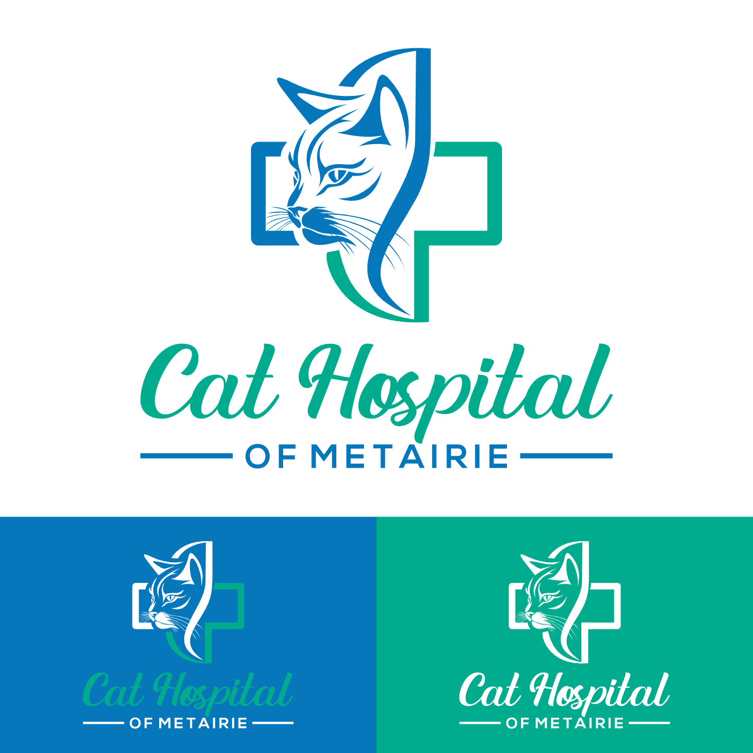 Logo-Design von Dalang Design für Cat Hospital of Metairie | Design #31745538