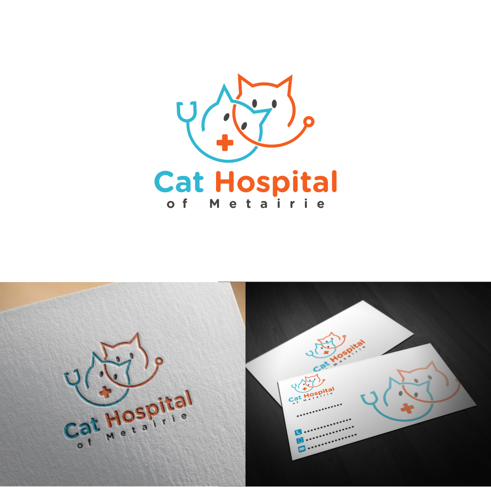 Logo Design by hidayati123 for Cat Hospital of Metairie | Design #31793303