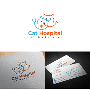 Logo Design by hidayati123 for Cat Hospital of Metairie | Design: #31793303