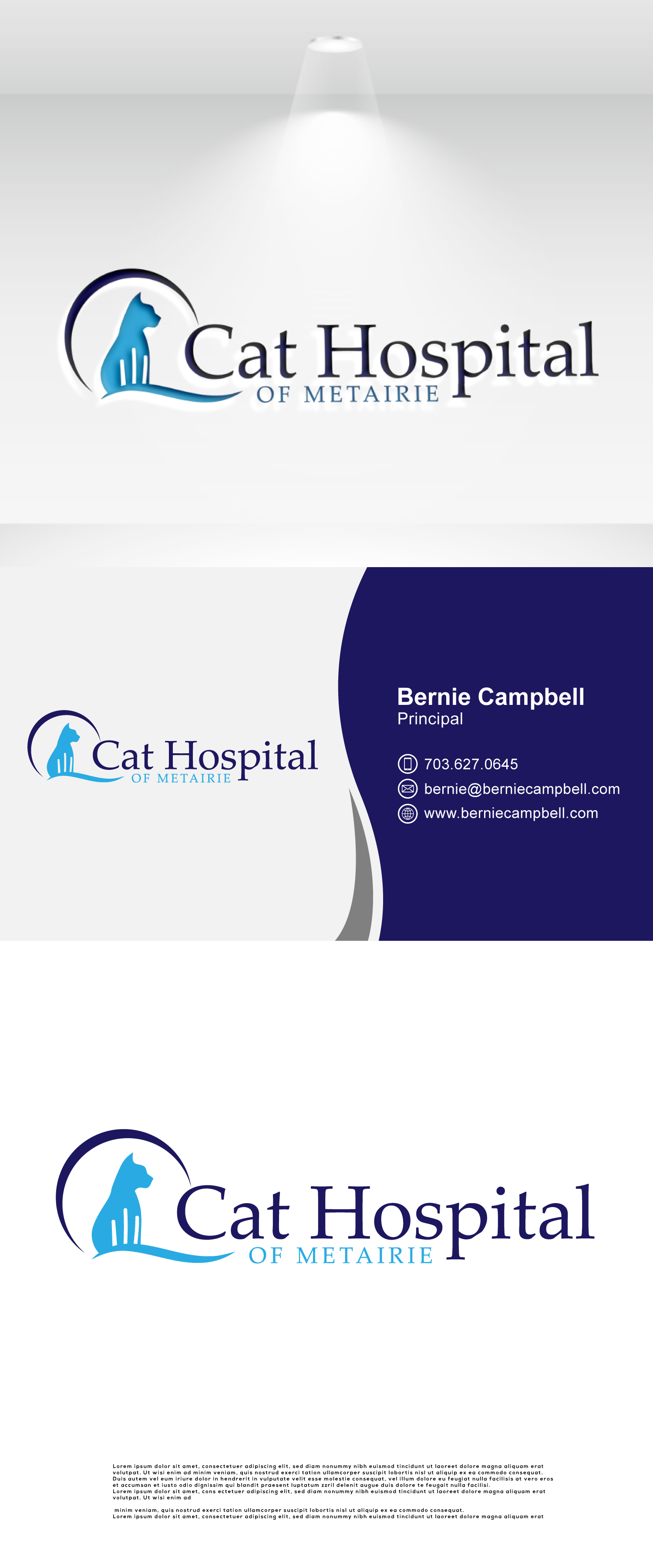 Logo Design by 100%design for Cat Hospital of Metairie | Design #31768259