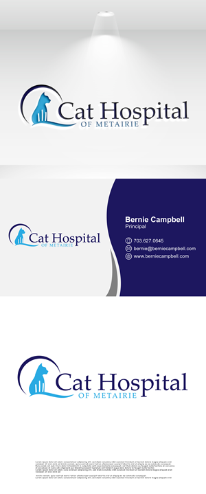 Logo Design by 100%design for Cat Hospital of Metairie | Design: #31768259