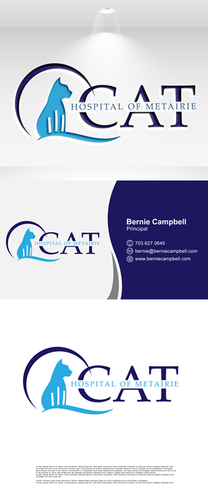 Logo Design by 100%design for Cat Hospital of Metairie | Design: #31768260