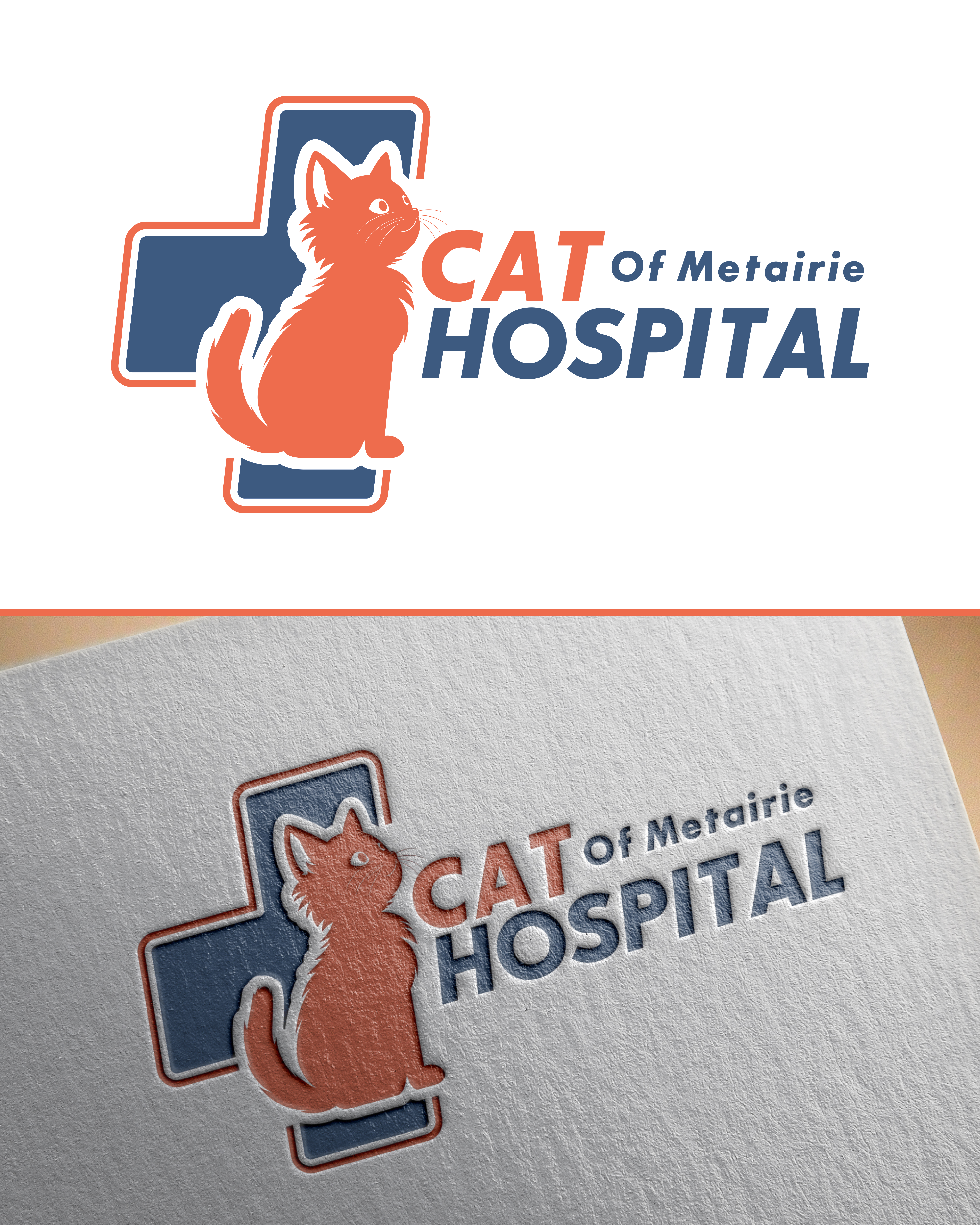 Logo Design by Afika_YN for Cat Hospital of Metairie | Design #31784781