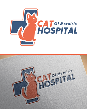 Logo Design by Afika_YN for Cat Hospital of Metairie | Design: #31784781