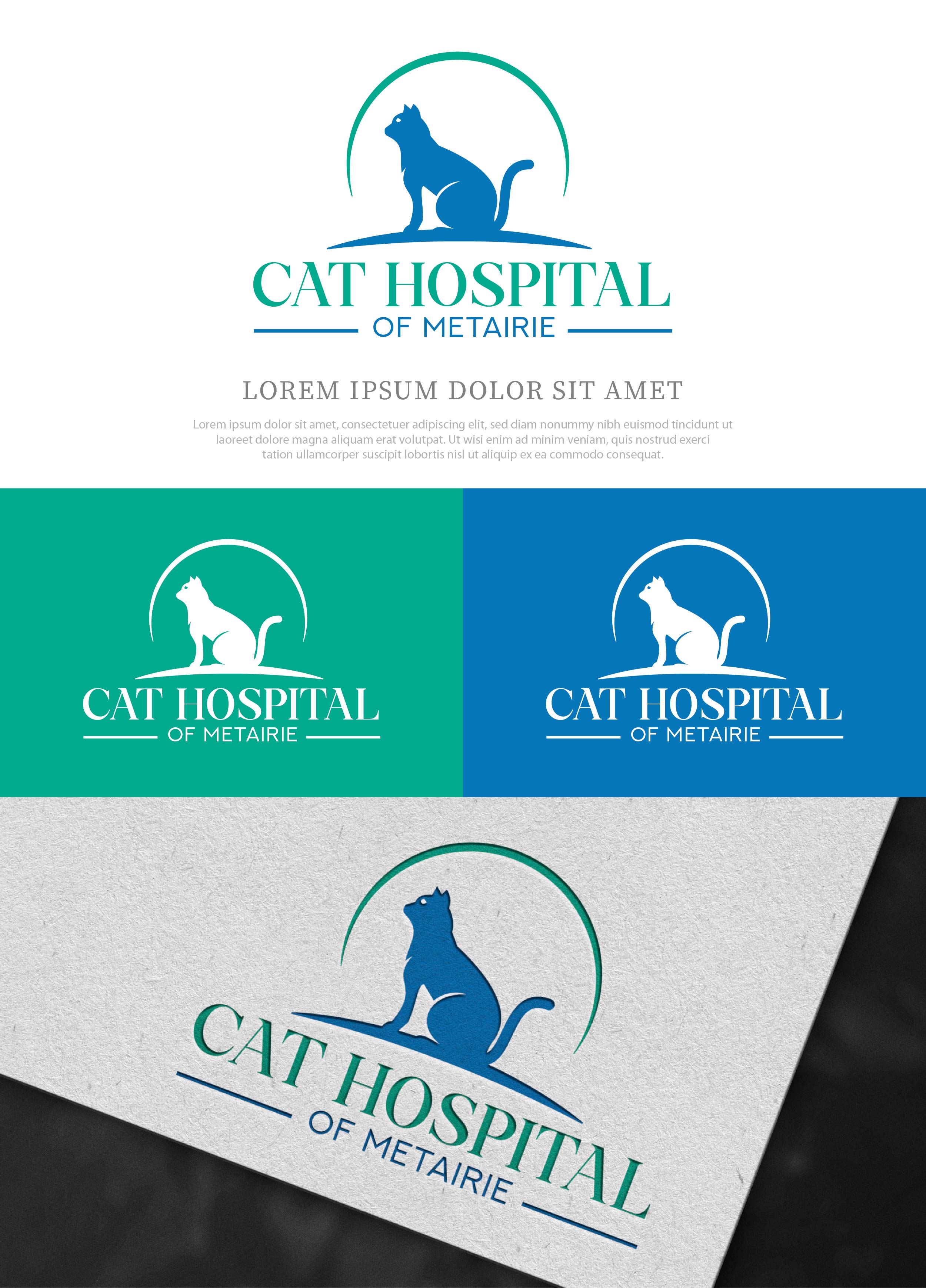 Logo Design by NasarLogo for Cat Hospital of Metairie | Design #31753241