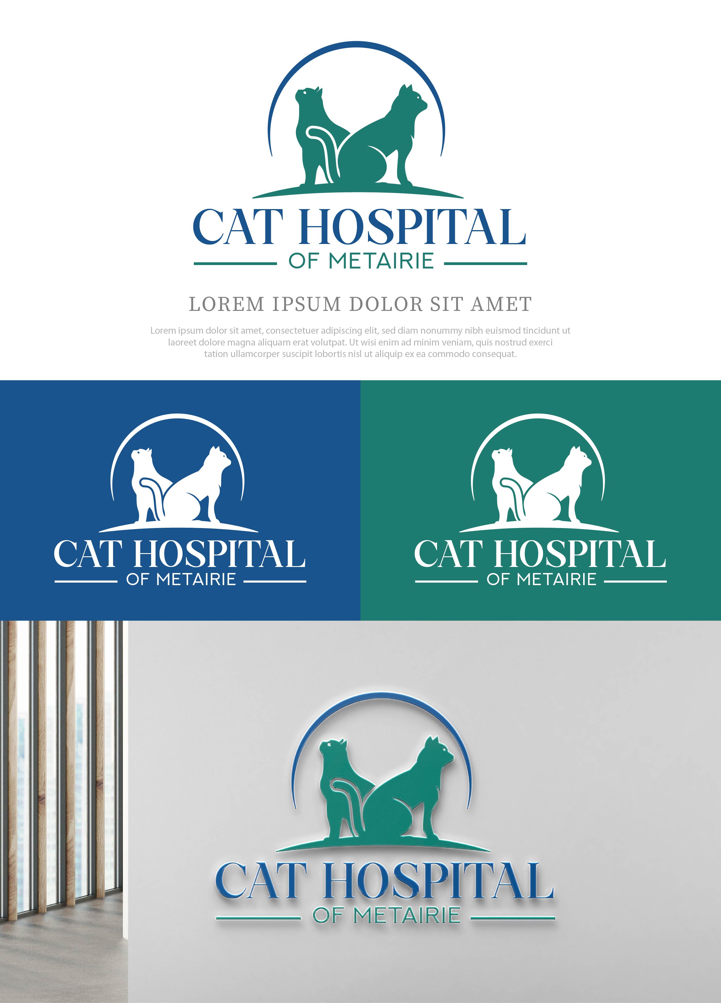 Logo Design by NasarLogo for Cat Hospital of Metairie | Design #31753256