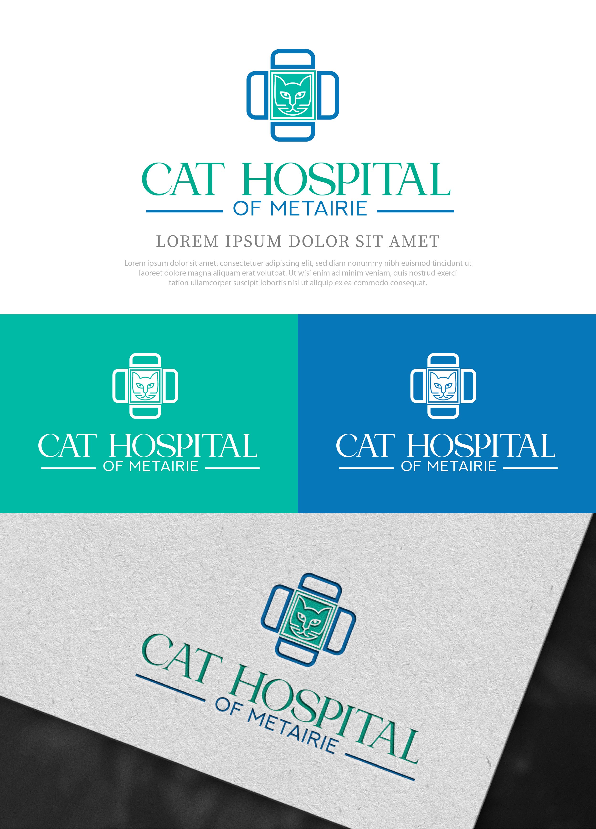 Logo Design by NasarLogo for Cat Hospital of Metairie | Design #31758645