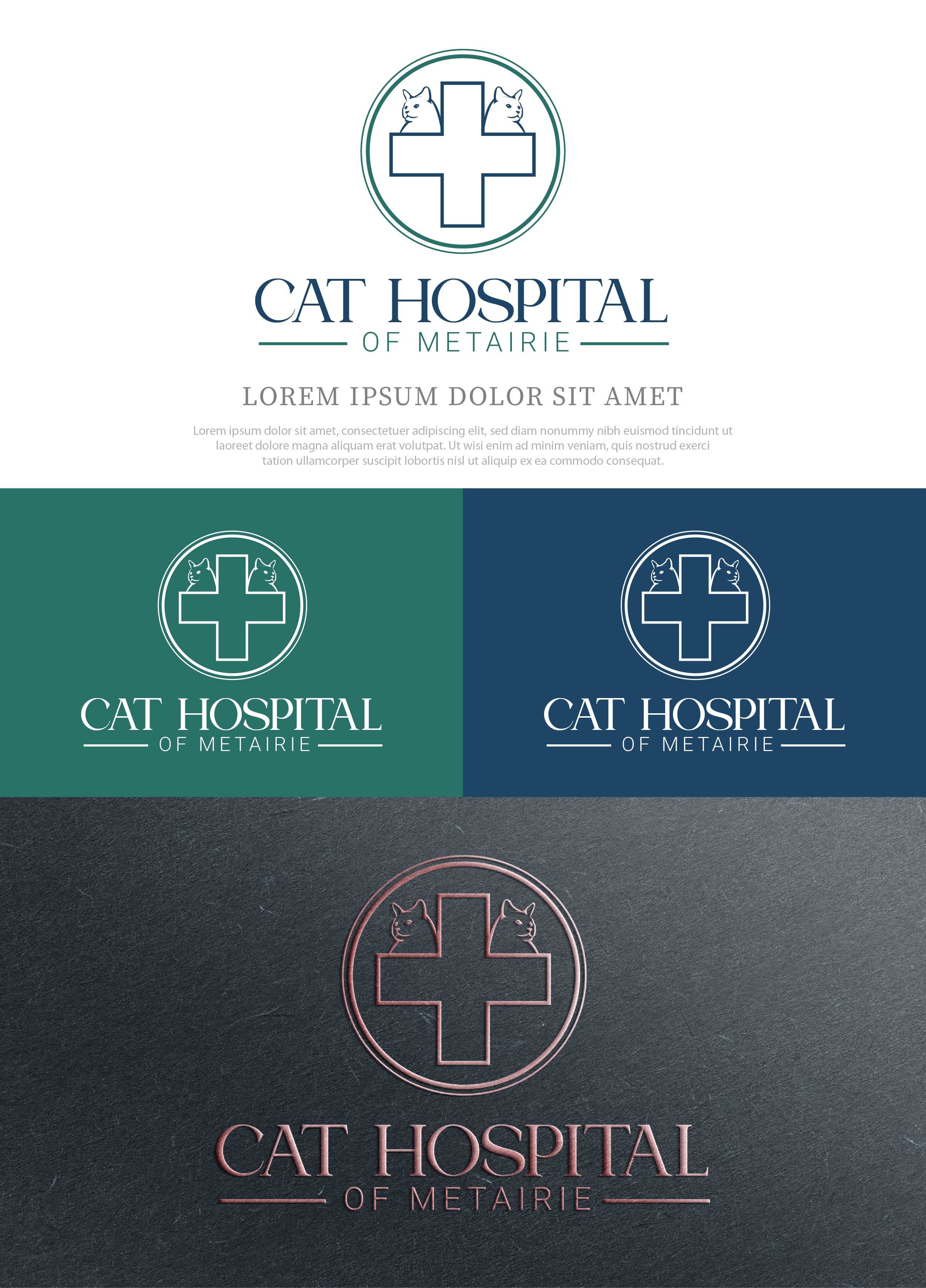 Logo-Design von NasarLogo für Cat Hospital of Metairie | Design #31758916