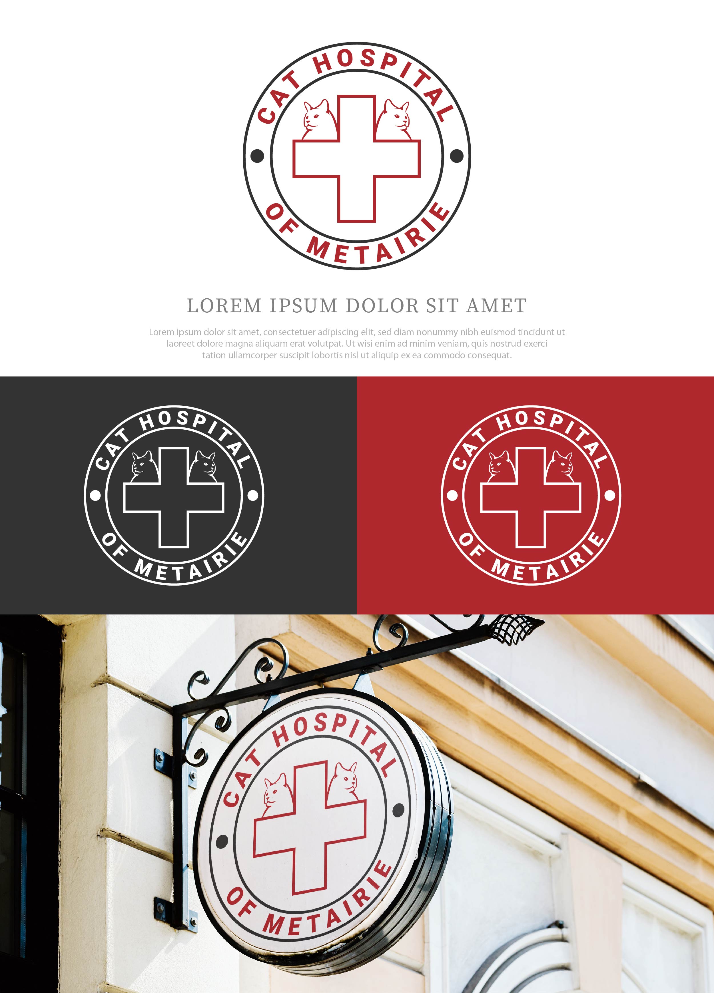 Logo Design by NasarLogo for Cat Hospital of Metairie | Design #31758920