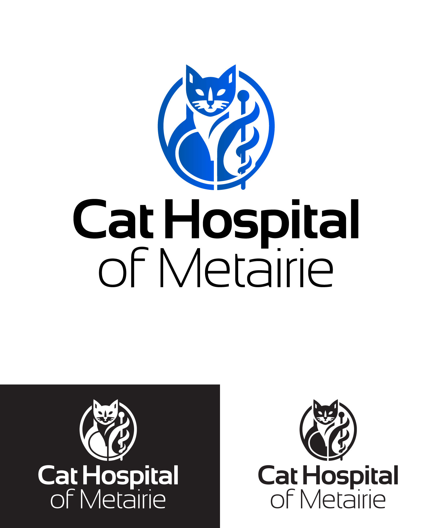 Logo Design by Dektion Design for Cat Hospital of Metairie | Design #31786764